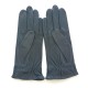 Gants en cuir d'agneau gris "ANEMONE".