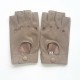 Leather mittens of lamb putty "PILOTE".