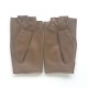 Leather mittens of lamb sand "FEMME PILOTE"