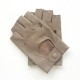 Leather mittens of lamb putty "PILOTE"