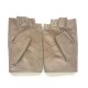 Leather mittens of lamb putty "PILOTE"