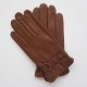 Leather gloves of lamb biscuit "ARTHUR"