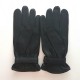 Gants en cuir de cerf noir "EMILIEN".