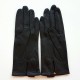 Leather Gloves of lamb brown "IRINA".