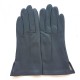 Leather gloves of lamb grey "THERESE".