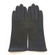 Leather gloves of lamb brown "ADELINE".