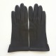 Leather gloves of lamb brown "THERESE".