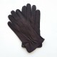 Leather gloves of deer brown " MARC "