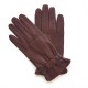 Gants en cuir d'agneau cognac "ARTHUR".