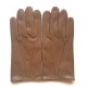 Gants en cuir d'agneau biscuit "STEEVE".