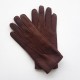 Leather Gloves of peccary vison "PAUL".