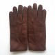 Leather Gloves of peccary vison "PAUL".