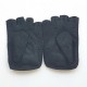 Leather mittens of peccary black "MATHEO BIS".