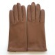 Leather gloves of lamb sand "CAPUCINE"