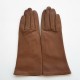 Leather gloves of lamb sand "COLINE".