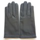 Leather gloves of lamb grey "RAPHAËL"
