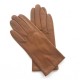 Gants en cuir d'agneau biscuit "CAPUCINE".