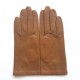 Gants en cuir d'agneau biscuit "CAPUCINE".