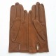 Leather gloves of lamb biscuit "CAPUCINE".