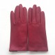 Gants en cuir d'agneau new rose antique "CAPUCINE".