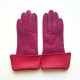 Leather gloves of lamb fuchsia and orchid "ROXANE".