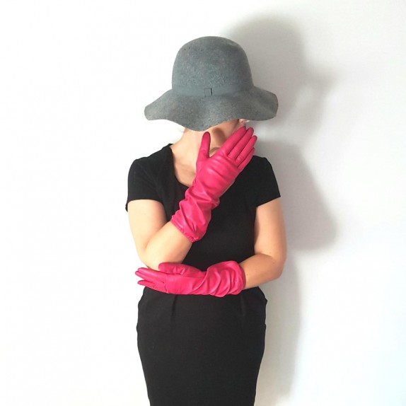 Gants en cuir d'agneau "MIMA".