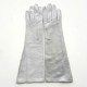 Leather gloves of lamb silver "DISCO".