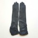 Gants en cuir d'agneau gris "ELISABETH".