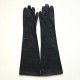 Leather gloves of lamb black "PALLININ"