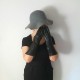 Gants en cuir noirs "PIA".