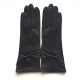 Leather gloves of lamb brown "GINA".