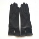 Leather gloves of lamb brown "GINA".