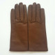 Gants en cuir d'agneau biscuit "CAPUCINE".