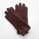 Leather gloves of peccary mink "PAUL".
