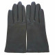 Gants en cuir d'agneau pour écran tactile noir "CAPUCINE PHONE ".