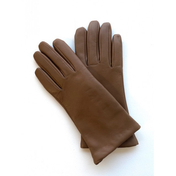 Leather gloves of lamb biscuit ADELINE".