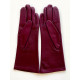 Leather gloves of lamb blackcurrant "COLINE"