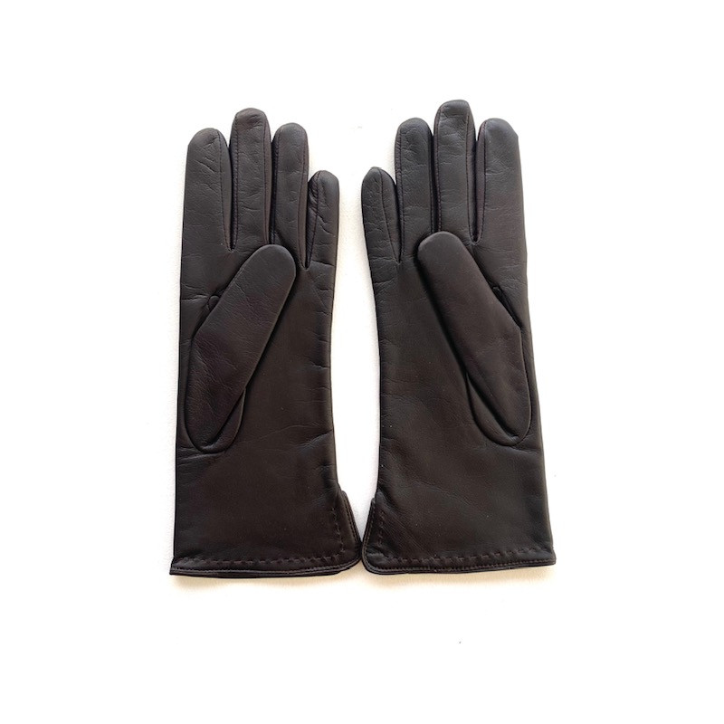 Lot de 2 gants de barbecue en cuir marron - Gusta