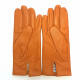 Leather gloves of lamb maize "CAPUCINE"