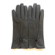 Leather gloves of lamb grey "JULIE".