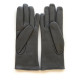 Leather gloves of lamb grey "JULIE".