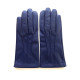 Gants en cuir d'agneau myrtille "HENRI".