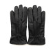 Leather gloves of deer black " MARC "
