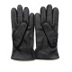 Leather gloves of deer black " MARC "