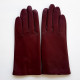 Gants en cuir d'agneau, bordeaux,"CAPUCINE".