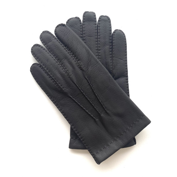 Gants en cuir de cerf marron "COWAL".