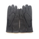 Gants en cuir de cerf marron "COWAL".