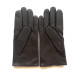 Leather gloves of lamb brown " COWBOY".