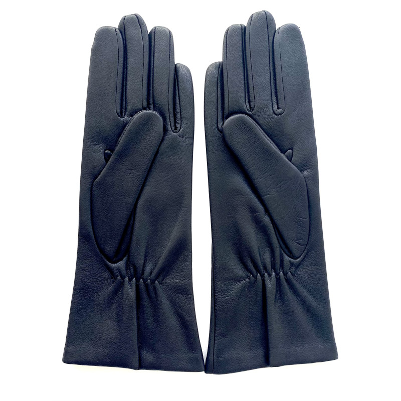 Gants en cuir de chèvre noir SCOOTER H.