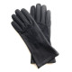 Gants en cuir de chèvre noir " STAR SCOOTER".